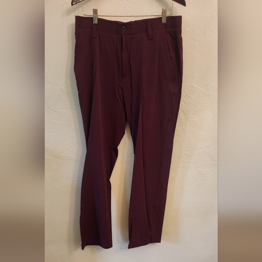 Under Armour Purple Dress Pants with Straight Leg